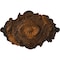 Ekena Millwork Strasbourg Ceiling Medallion, Hand-Painted Rust, 30 1/2"W x 20"H x 1 1/2"P CM30SGRUS - alternate 1